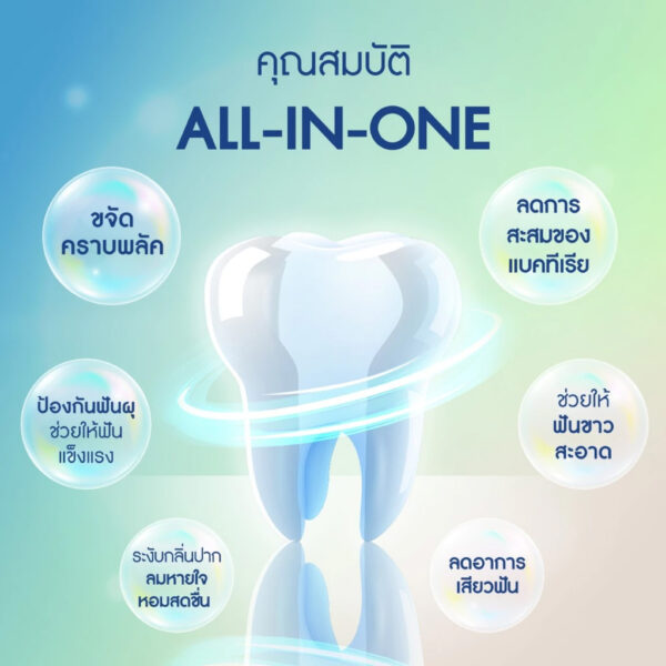 อาโยอิ ยาสีฟัน รสแดงเลม่อนโซดา เบียร์ ชาไทย Ayoi Premium All-in-One Toothpaste: 3 Flavors
