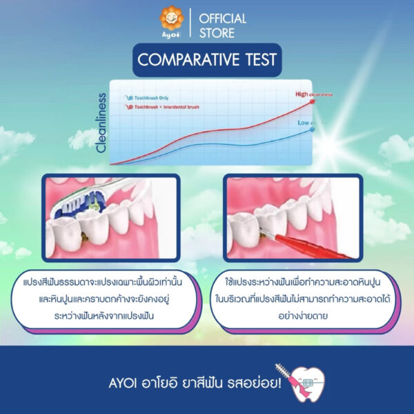 แปรงขัดซอกฟัน ขัดฟัน (P03)