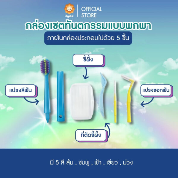 กล่องเซตทันตกรรมแบบพกพา (P04)